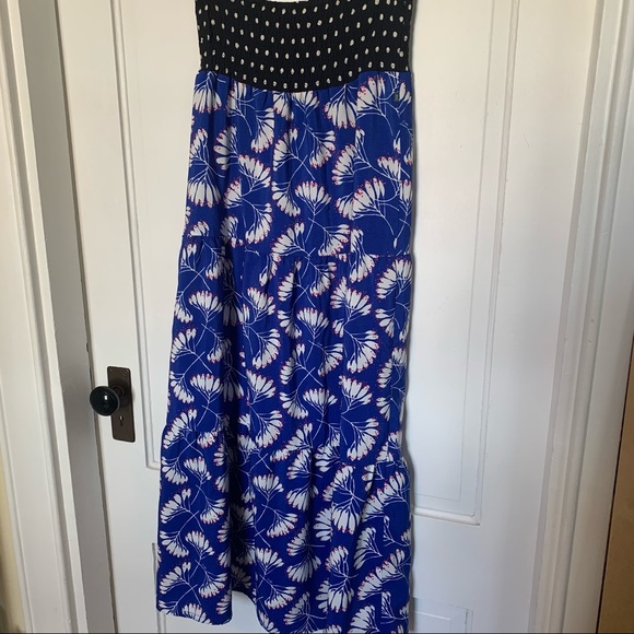 Dept Whirling Smocked Waist Maxi Skirt - Picture 4 of 7